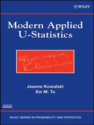 cover image of Modern Applied U-Statistics